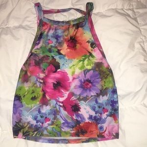 Nwot/euc watercolor old high rise S